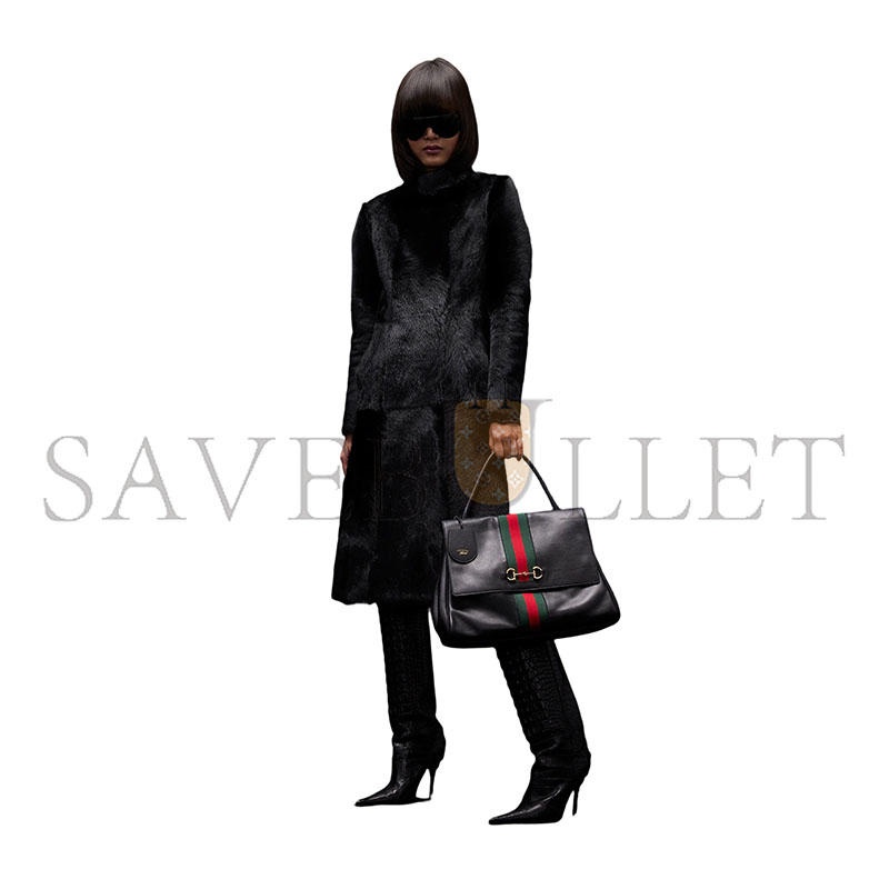 GUCCI PAPARAZZO LARGE TOP HANDLE BAG ‎875019 (37*29*13cm)